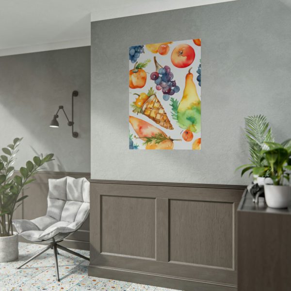 101894-159.jpg Fruit Seamless Watercolor I Poster