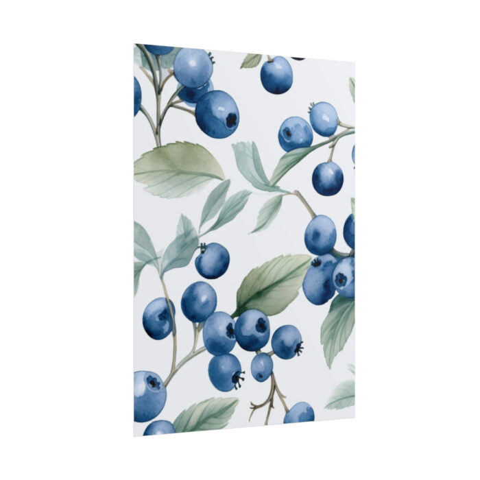 Seamless Blueberry Fruit Poster - Image 13