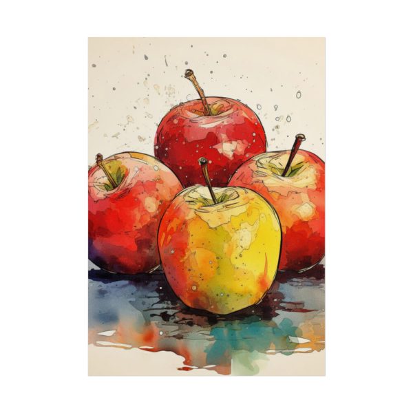 101894-175.jpg Apples Watercolor Art Poster