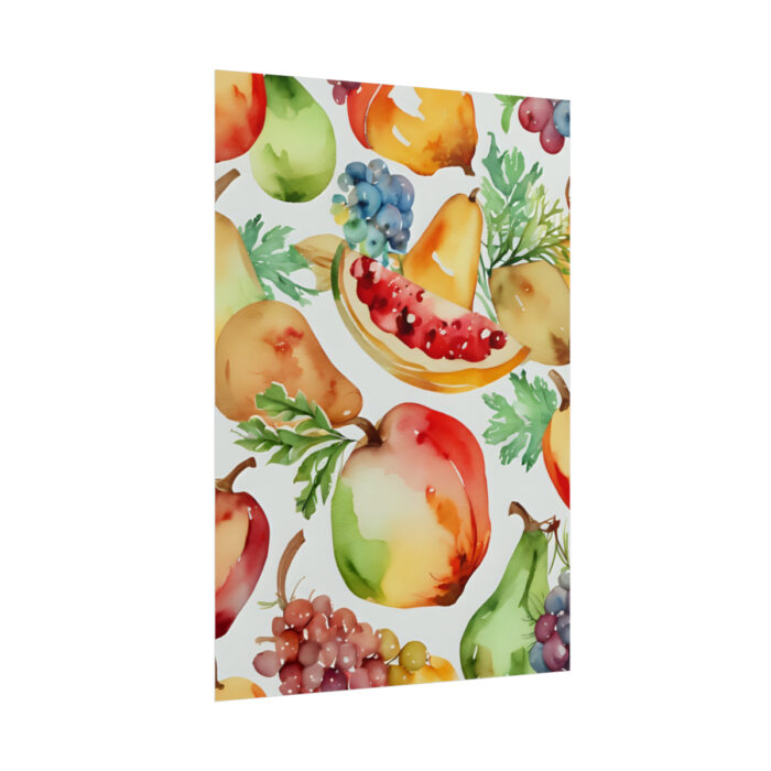 Fruit Seamless Watercolor II Poster - Image 13