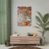 101894-218.jpg Baked Cakes on a Counter With a Vintage Wood Poster