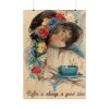 Vintage Coffee Drink Art Poster