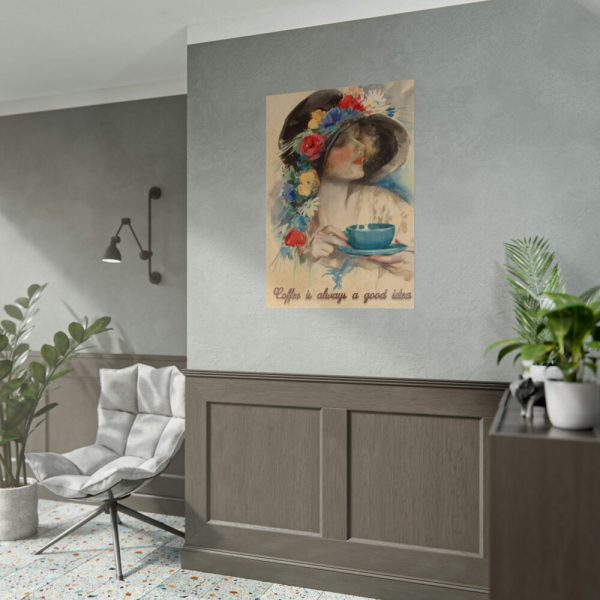 Vintage Coffee Drink Art Poster