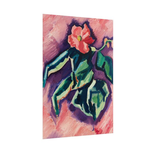 101894-262.jpg Pink Begonias By Marsden Hartley Poster