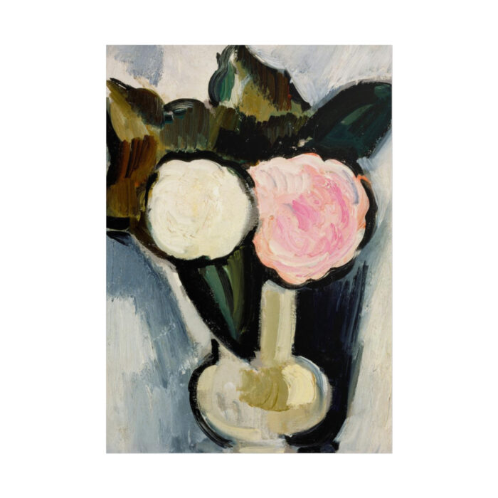 Pink and White Flowers in a Vase by Marsden Hartley Poster - Image 11
