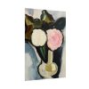 101894-277.jpg Pink and White Flowers in a Vase by Marsden Hartley Poster