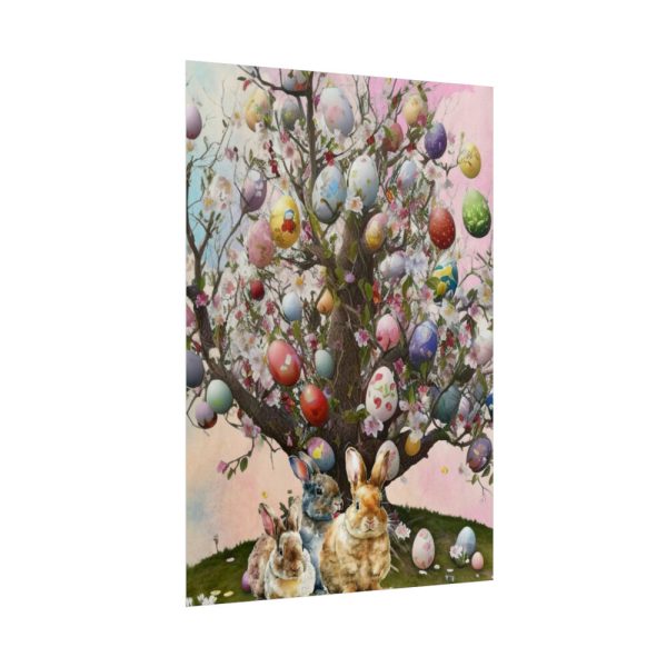101894-282.jpg Three Rabbits Underneath a Tree Poster