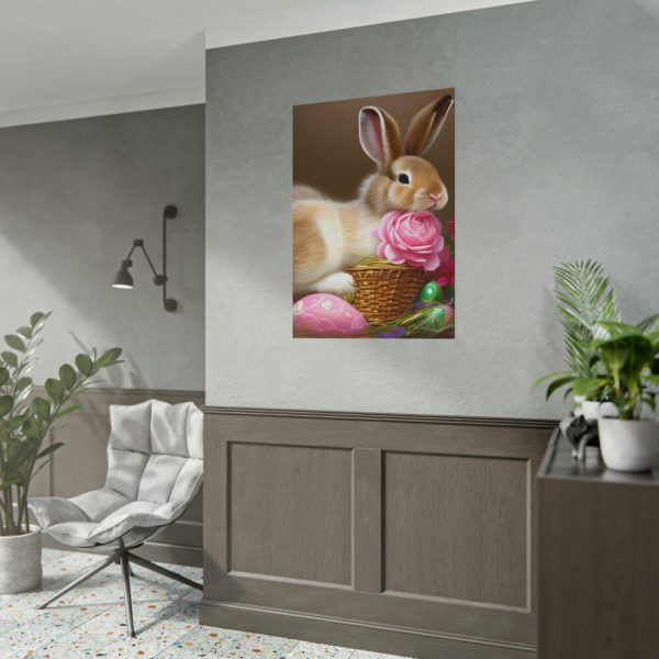101894-294.jpg Cute Easter Bunny I Poster