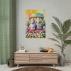 Spring Easter Gnomes On Van Poster
