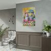 Spring Easter Gnomes On Van Poster