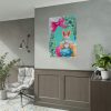 101894-304.jpg Easter Bunny Gnome And Eggs Poster