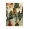 101894-331.jpg Christmas Trees Seamless Pattern Poster