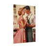 Retro Kitchen Romance Poster