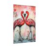 101894-372.jpg Valentine Flamingo Poster