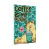 Coffee Cat Valentine Poster