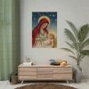 101894-398.jpg Vintage Christmas Jesus Mary Poster