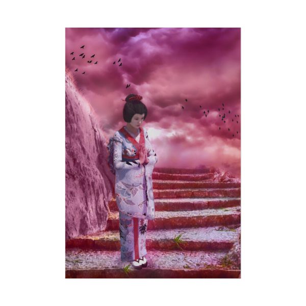 101894-40.jpg Geisha in Kimono Poster