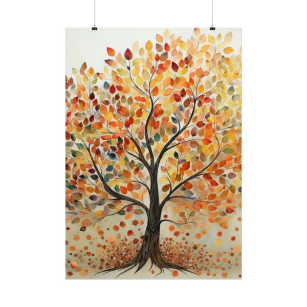 101894-406.jpg Autumn Leaves Tree Art Poster