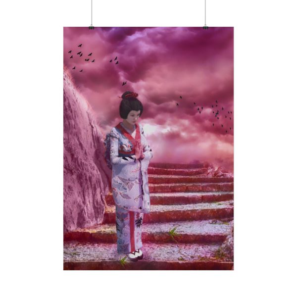 101894-41.jpg Geisha in Kimono Poster