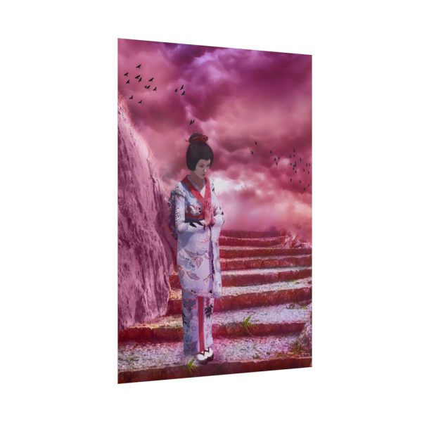 101894-42.jpg Geisha in Kimono Poster