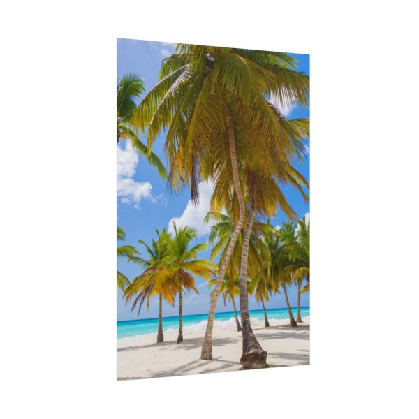 101894-427.jpg Palm Trees On The Beach Poster