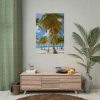 101894-428.jpg Palm Trees On The Beach Poster