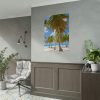 101894-429.jpg Palm Trees On The Beach Poster