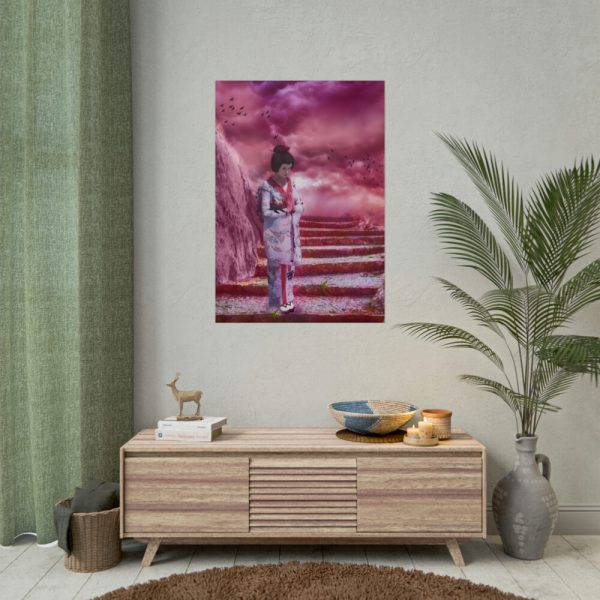 101894-43.jpg Geisha in Kimono Poster