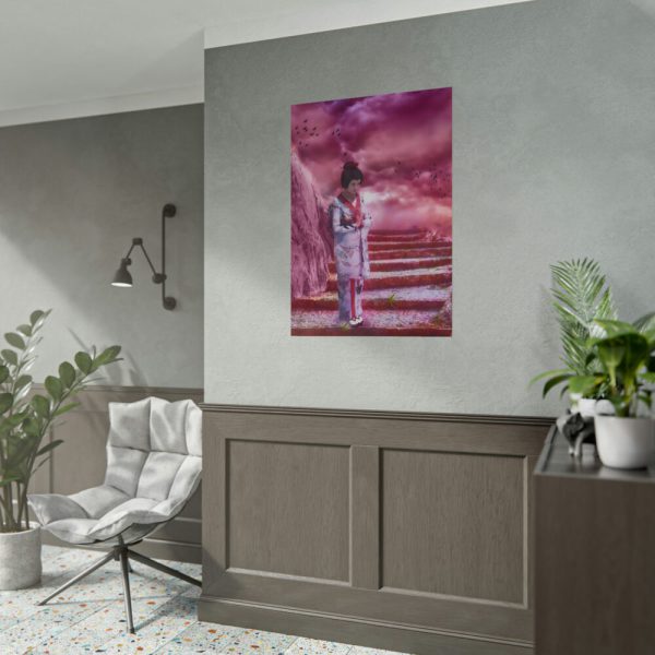 101894-44.jpg Geisha in Kimono Poster