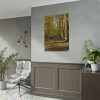101894-449.jpg Yellow Fallen Leaves From Trees Poster