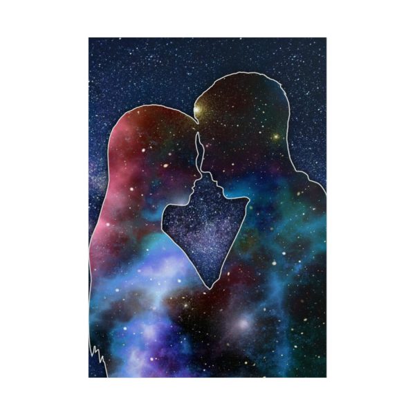 Couple Love Silhouette Poster