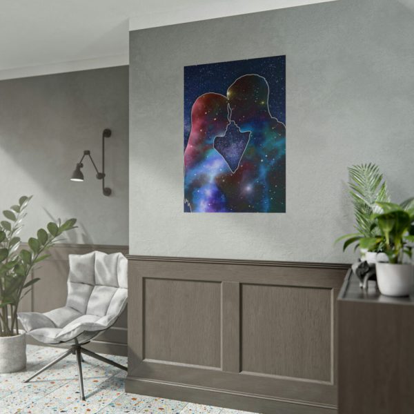Couple Love Silhouette Poster