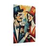 Couples in Picasso Style Poster