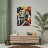 Couples in Picasso Style Poster