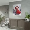 Christmas Romance Couple Art Poster