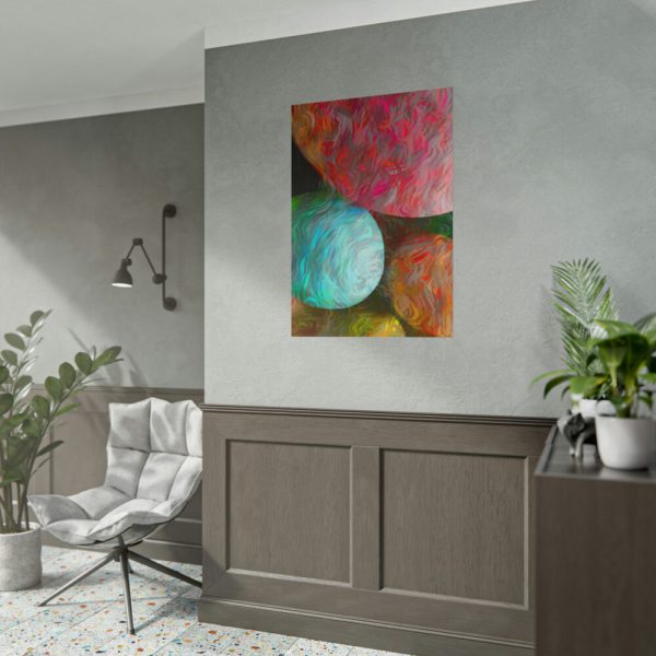 101894-99.jpg Artistic Easter Eggs Poster