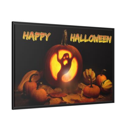 Happy Halloween Framed Canvas