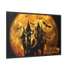 88289-110.jpg Halloween Castle Weird Surreal Atmosphere Framed Canvas