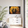 88289-113.jpg Halloween Castle Weird Surreal Atmosphere Framed Canvas