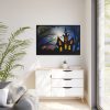 88289-123.jpg Halloween in Darkness Framed Canvas