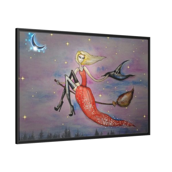 88289-130.jpg Witch Halloween Framed Canvas