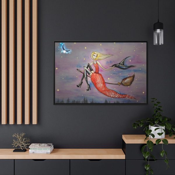 88289-134.jpg Witch Halloween Framed Canvas
