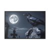 88289-136.jpg Raven Crow Gravestones Full Moon Framed Canvas