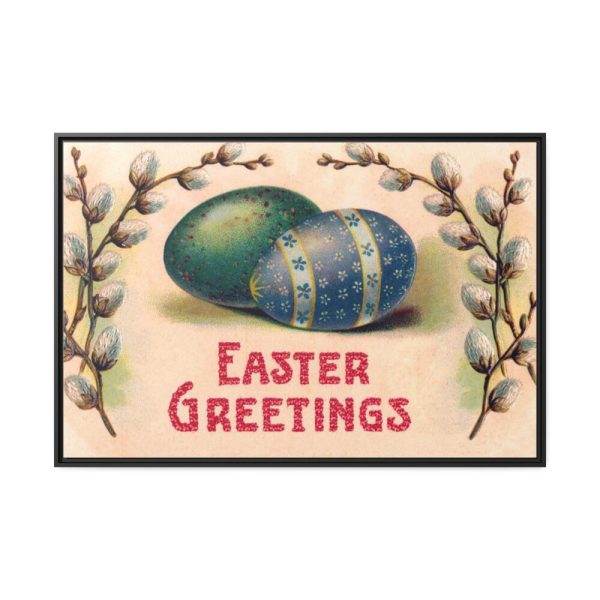 88289-146.jpg Old Colorful Easter Framed Canvas