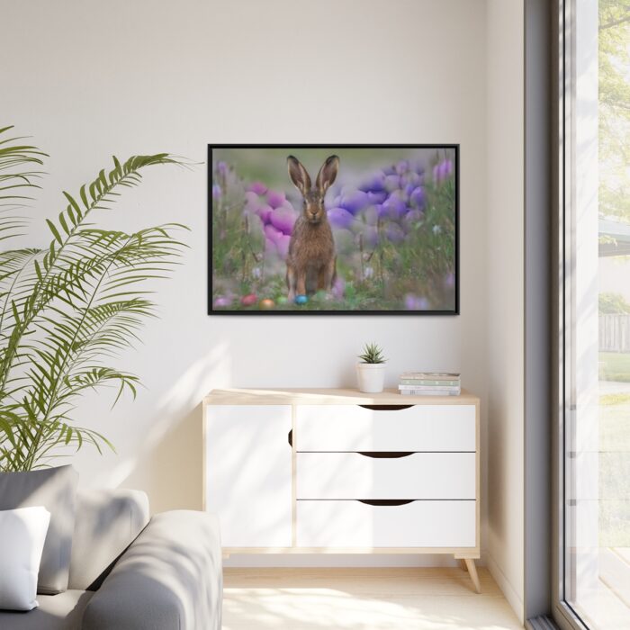 Easter Bunny Framed Canvas - Image 4