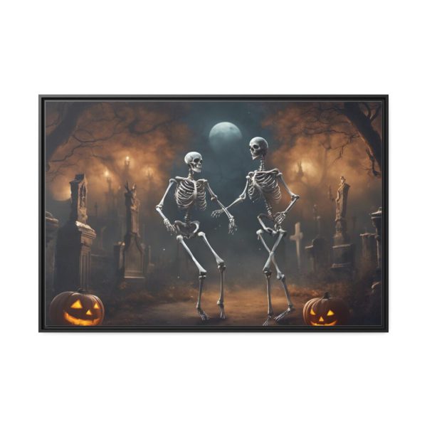 88289-156.jpg Scary Halloween Scene I Framed Canvas