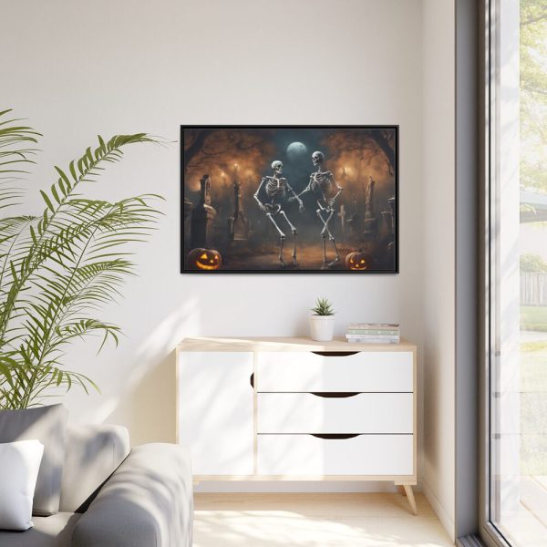 88289-158.jpg Scary Halloween Scene I Framed Canvas