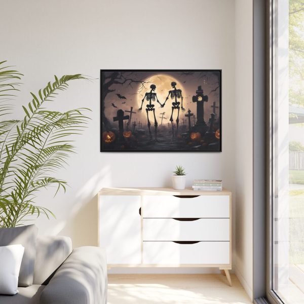 88289-163.jpg Scary Halloween Scene II Framed Canvas
