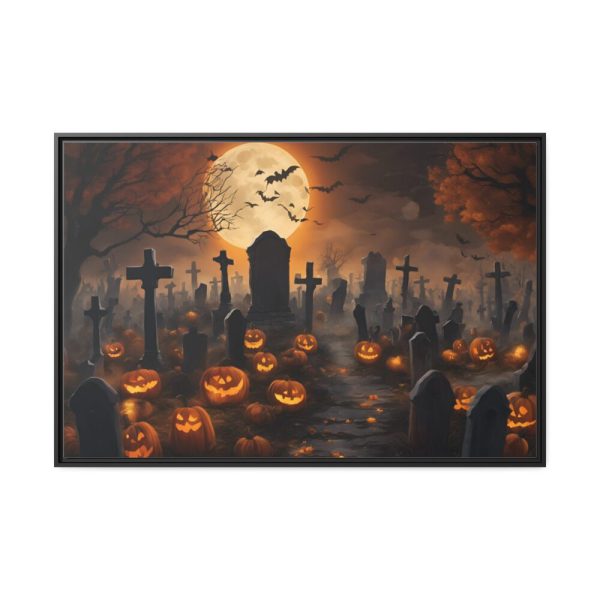 88289-171.jpg Scary Halloween Scene III Framed Canvas