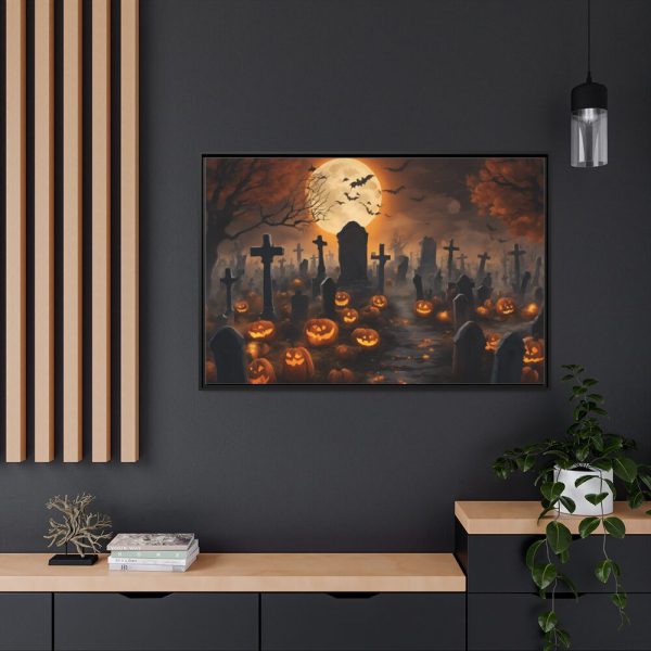 88289-174.jpg Scary Halloween Scene III Framed Canvas